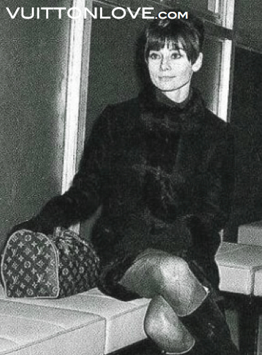 Audrey Hepburn Louis Vuitton Speedy Monogram Canvas Vuitton Love