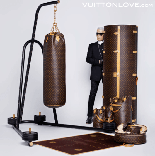 Louis Vuitton Karl Lagerfeld Monogram Canvas Punching Bag 1