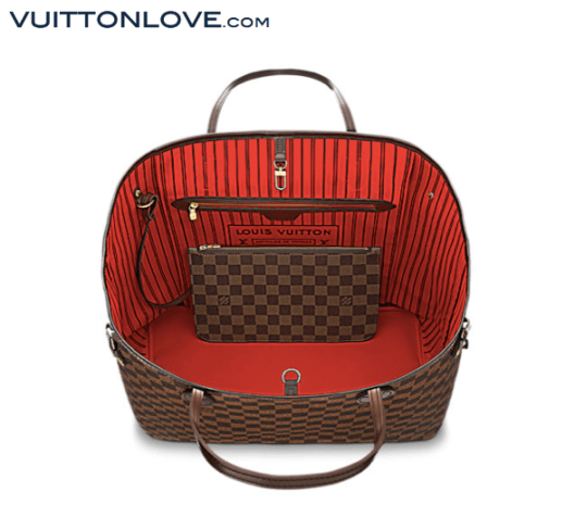 Louis Vuitton Neverfull Damier Ebène Canvas Vuitton Love 3