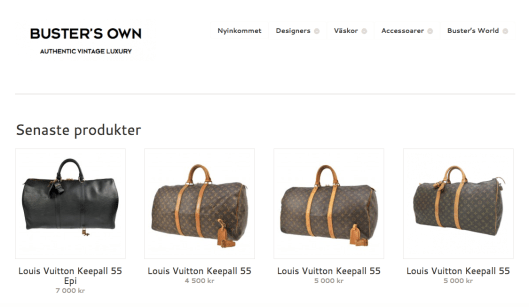 Buster's Own Luxury Vintage Louis Vuitton Keepall Vuitton Love