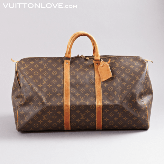 Louis Vuitton Keepall 55 Monogram Canvas Vuitton Love 1