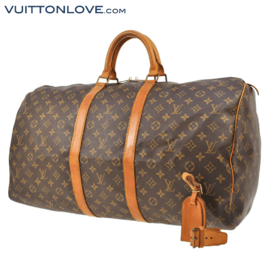 Louis Vuitton Keepall 55 Monogram Canvas Vuitton Love 1