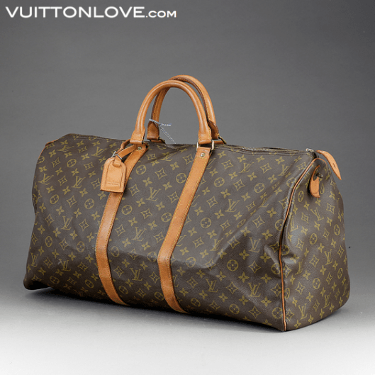 Louis Vuitton Keepall 55 i Monogram Canvas Vuitton Love ID 1007 1