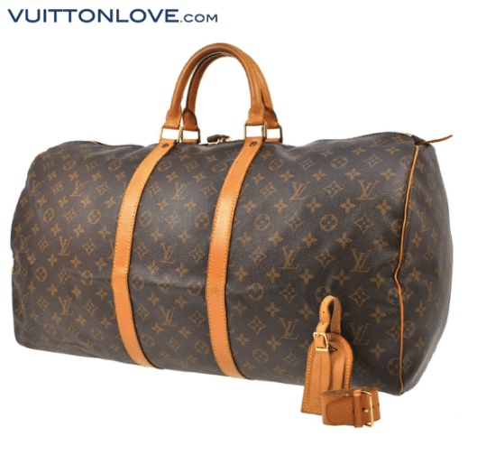 Louis Vuitton Keepall 55 Monogram Canvas Vuitton Love 1