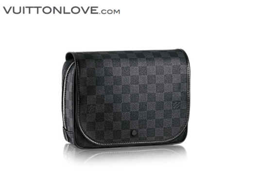 Louis Vuitton Hanging Toiletry Kit necessar Damier Graphite Canvas 1