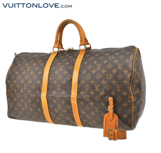 Louis Vuitton Keepall 55 i Monogram Canvas Vuitton Love 1