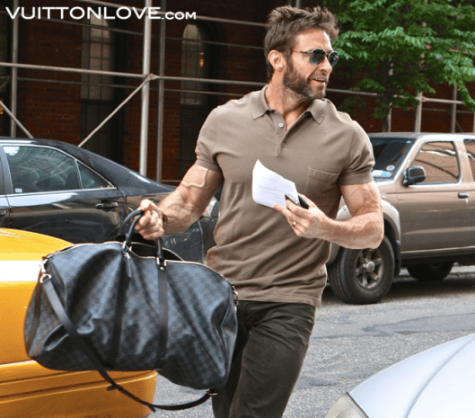 Louis Vuitton Keepall Damier Hugh Jackman Vuitton Love