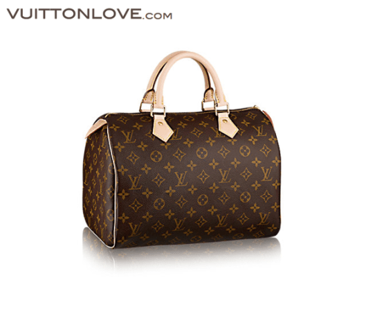 Louis Vuitton Speedy 30 Monogram Canvas Vuitton Love