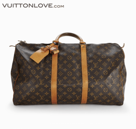 Louis Vuitton vaska Keepall 50 Monogram Canvas Vuitton Love 1