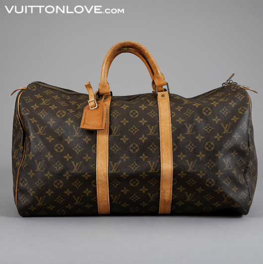 Vintage Louis Vuitton Keepall 50 Monogram Canvas Vuitton Love