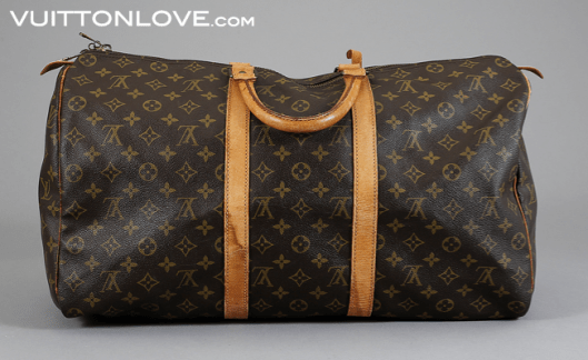 Vintage Louis Vuitton Keepall 50 Monogram Canvas Vuitton Love