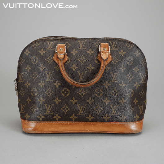Louis Vuitton handväska Alma Monogram Canvas Vintage Vuitton Love