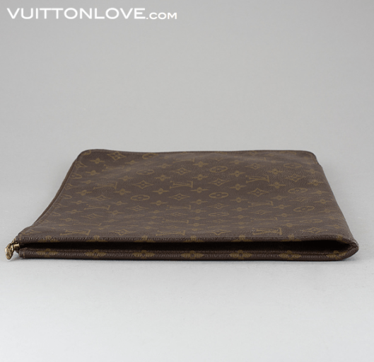 Vintage Louis Vuitton dokumentmapp Poche Documents Monogram Canvas Vuitton Love