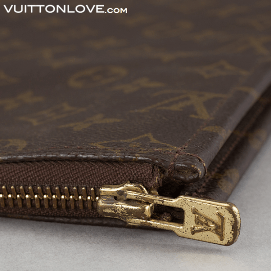 Vintage Louis Vuitton dokumentmapp Poche Documents Monogram Canvas Vuitton Love