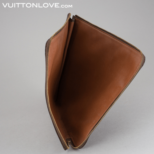Vintage Louis Vuitton dokumentmapp Poche Documents Monogram Canvas Vuitton Love