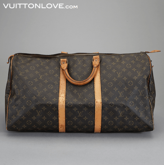 Vintage Louis Vuitton Weekendbag Keepall 55 Monogram Canvas Vuitton Love
