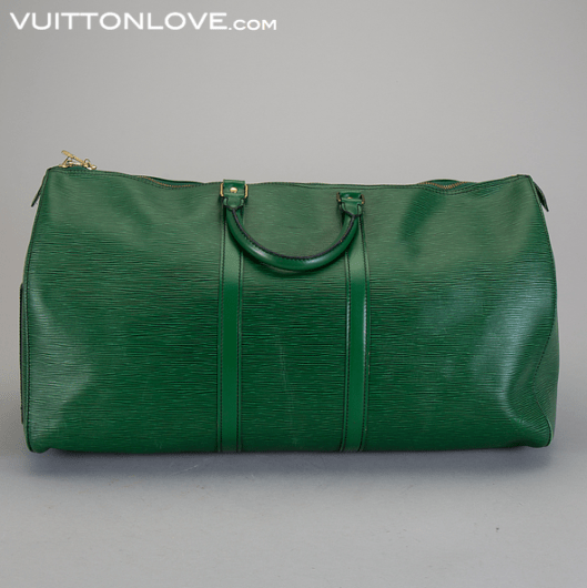 Vintage Louis Vuitton weekend väska Keepall Epi Vuitton Love