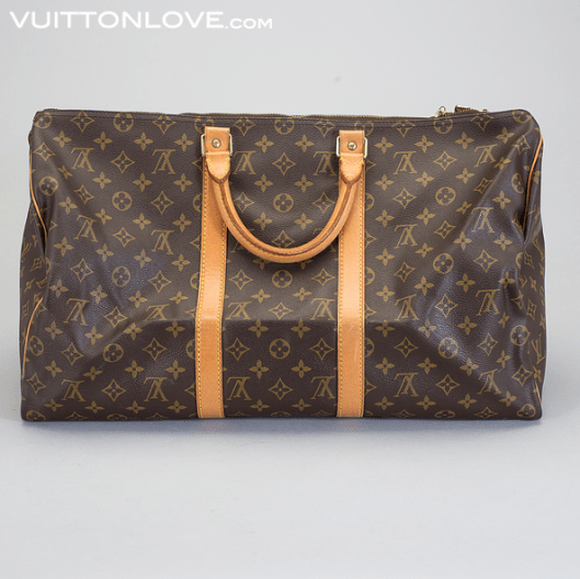 Vintage Louis Vuitton Keepall weekendbag väska Monogram Canvas Vuitton Love