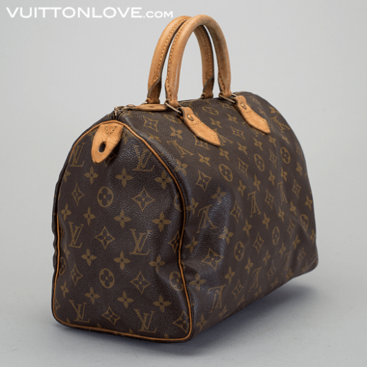 Vintage Louis Vuitton handväska Speedy 30 Monogram Canvas Vuitton Love