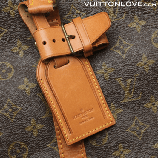Vintage Louis Vuitton väska Keepall 55 Monogram Canvas Vuitton Love