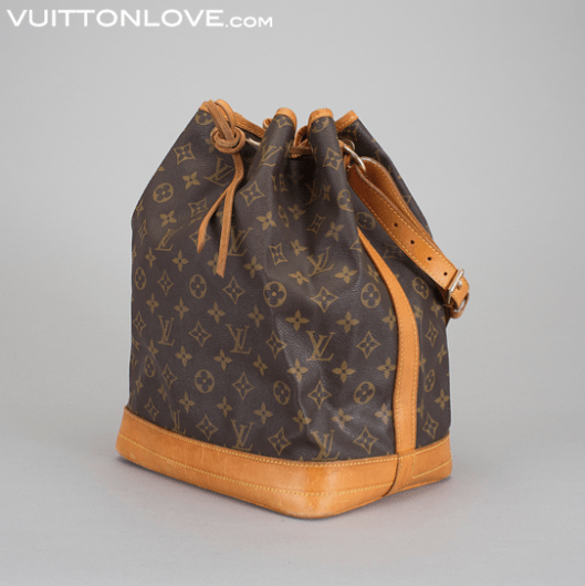 Vintage Louis Vuitton axelväska handväska NoéMonogram Canvas Vuitton Love