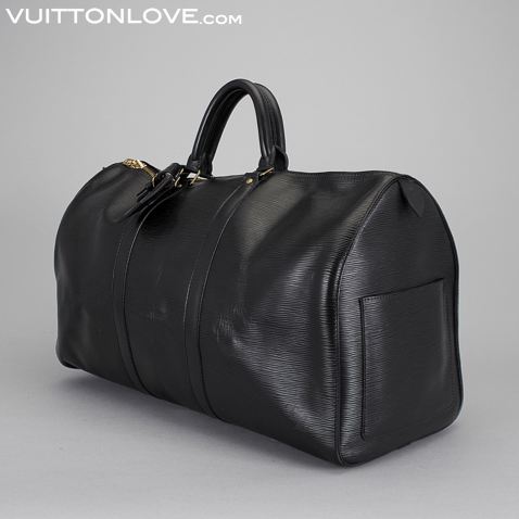 Vintage Louis Vuitton väska Keepall Epi läder Vuitton Love