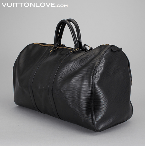 Vintage Louis Vuitton väska Keepall Epi läder Vuitton Love
