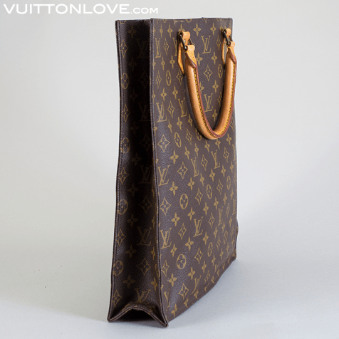 Vintage LV Louis Vuitton väska Sac Plat Monogram Canvas Vuitton Love