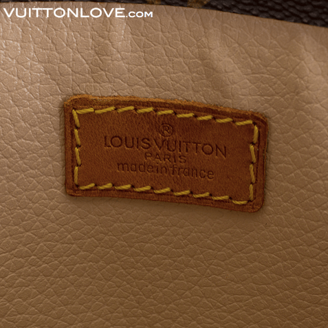 Vintage LV Louis Vuitton väska Sac Plat Monogram Canvas Vuitton Love