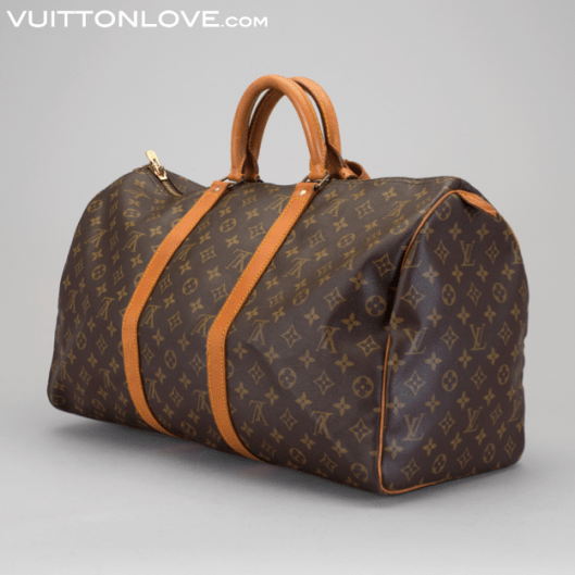 Vintage Louis Vuitton Keepall Weekendväska Monogram Canvas Vuitton Love