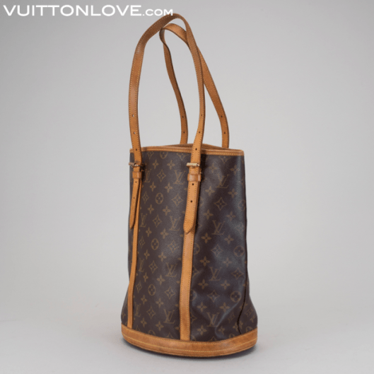 Vintage Louis Vuitton Väska Bucket Monogram Canvas Vuitton Love